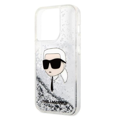 Karl Lagerfeld KLHCP14XLNKHCH iPhone 14 Pro Max 6,7" srebrny/silver hardcase Glitter Karl Head