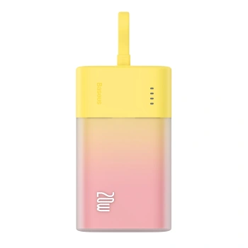 BASEUS POWERBANK POPSICLE 5200MAH 20W DO TELEFONÓW APPLE Z WBUDEM KABLEM