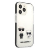 Etui Karl Lagerfeld KLHCP13LTPEKCW na iPhone 13 Pro / 13 hardcase - białe Karl&Choupette