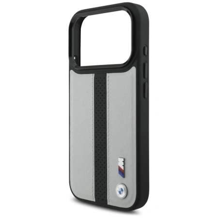 BMW ETUI CASE POKROWIEC DO MAGSAFE IPHONE 17 PRO M PERFORATED STRIPE LOGO