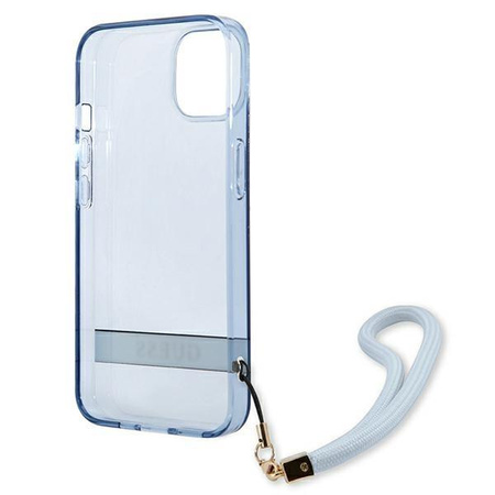 Guess GUHCP13MHTSGSB iPhone 13 6,1" niebieski/blue hardcase Translucent Stap