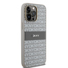 DKNY ETUI HARDCASE LEATHER MONO STRIPE DO IPHONE 14 PRO MAX 6.7 Z METALOWYM