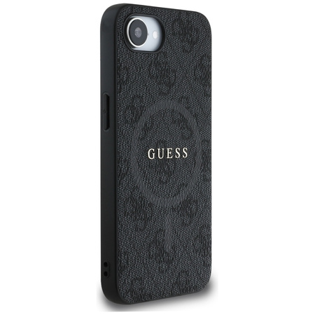GUESS ETUI RING CLASSIC LOGO DO IPHONE 16E DO MAGSAFE Z MAGNETYCZNYM