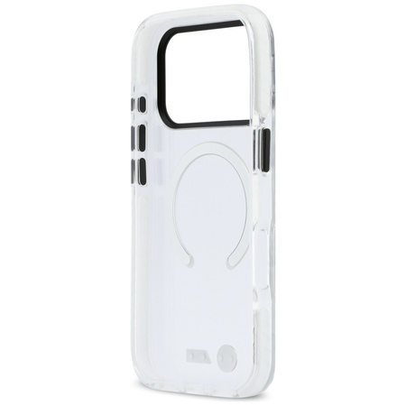 Etui BMW M IML Shockproof Metal Logos    MagSafe do iPhone 17 Pro Max przezroczysty