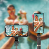 Wozinsky selfie stick teleskopowy statyw do zdjęć + pilot Bluetooth czarny (WSSTK-01-BK)