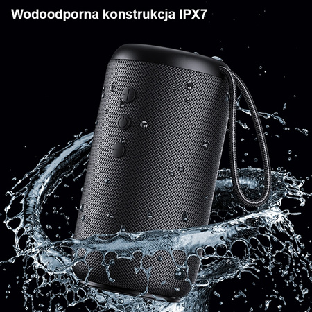 USAMS GŁOŚNIK YC SERIES BLUETOOTH 5.0 10W WODOODPORNY WIRELESS Z LANYARDEM