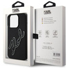 KARL LAGERFELD ETUI HARDCASE DO IPHONE 15 PRO 6.1 3D RUBBER SIGNATURE