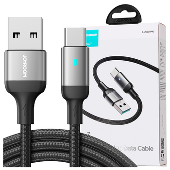 Joyroom kabel USB - Lightning 2.4A A10 Series 3 m czarny (S-UL012A10)