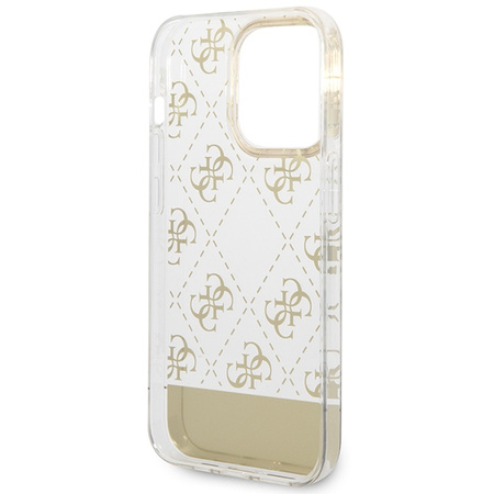 GUESS CASE HARD DO IPHONE 14 PRO 6,1 4G ZWÓR LOGO SCRIPT PATTERN