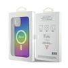 GUESS POKROWIEC MAGNETYCZNY DO IPHONE 15 14 13 DO MAGSAFE HARDCASE RAINBOW