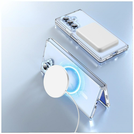 Etui Beline Clear MagSafe do Samsung Galaxy Z Fold7 przezroczysty