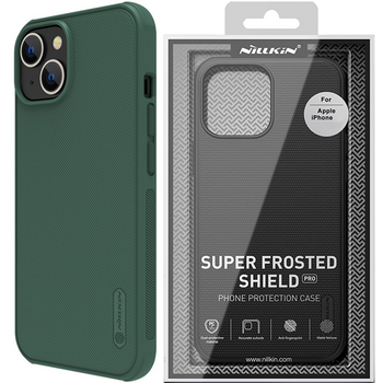 Nillkin Super Frosted Shield Pro etui iPhone 14 Plus pokrowiec na tył plecki zielony