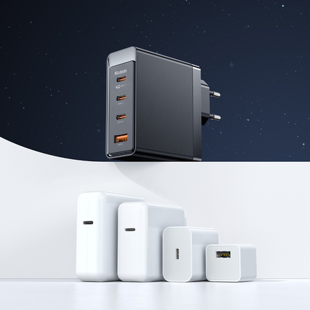MCDODO SZYBKA ŁADOWARKA SIECIOWA GAN DO MACBOOK 4X USB-C USB 100W KABEL 2M