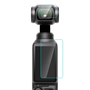 PULUZ SZKŁO OCHRONNE DO EKRANU I OBIEKTYWU DJI OSMO POCKET 3 WYSOKA JAKOŚĆ