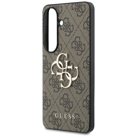 Etui Guess 4G Big Metal Logo do Samsung  Galaxy S26 brązowy