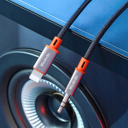 MCDODO KABEL AUX DO IPHONE X 14 PRZEJŚCIÓWKA ADAPTER LIGHTNING MINI JACK 1M