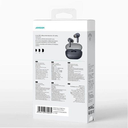 Douszne słuchawki bezprzewodowe Joyroom Jbuds Series JR-BB1 TWS - czarne