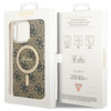 Etui Guess GUHMP14XH4STW na iPhone 14 Pro Max 6.7" - brązowe 4G MagSafe