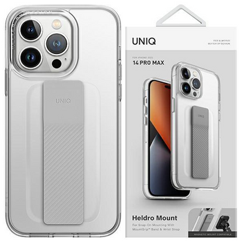 UNIQ etui Heldro Mount iPhone 14 Pro Max 6,7" przeźroczysty/lucent clear