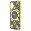 GUESS ETUI HARDCASE IML PEONY DO IPHONE 16 6.1 DO MAGSAFE Z TŁOCZENIEM