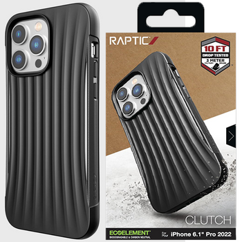 Raptic X-Doria Clutch Case etui iPhone 14 Pro Max pokrowiec plecki czarny