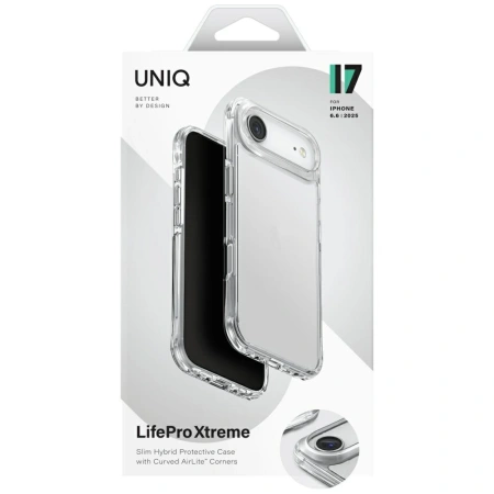 UNIQ ETUI LIFEPRO XTREME DO IPHONE 17 AIR PRZEZROCZYSTE OCHRONA
