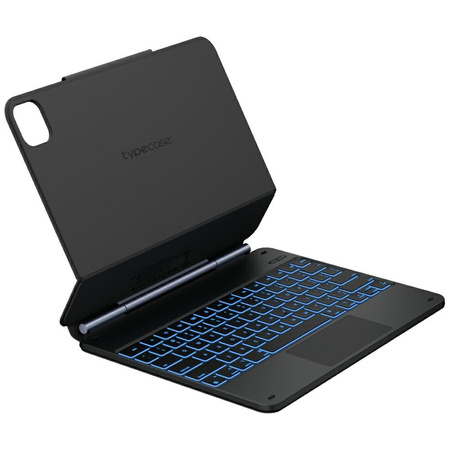 Etui Typecase Edge z klawiaturą do iPad Air 13" 2024/2025 czarny
