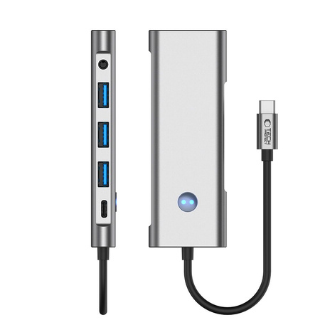 TECH-PROTECT HUB ADAPTER 9IN1 TYPE-C DO LAPTOPA USB3.0 HDMI 4K 60HZ PD100W