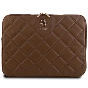 Guess Sleeve GUCS14ZPSQSSGW 14brązowy/brown Quilted 4G