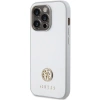 Etui Guess Strass Metal Logo na iPhone 15 Pro - srebrne
