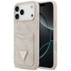 Etui Guess 4G Double Card Triangle do    iPhone 17 Pro Max różowy