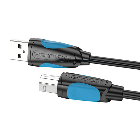 VENTION PRZEWÓD USB DO USB B DO DRUKARKI SKANERA LAPTOP 1 METR CZARNY