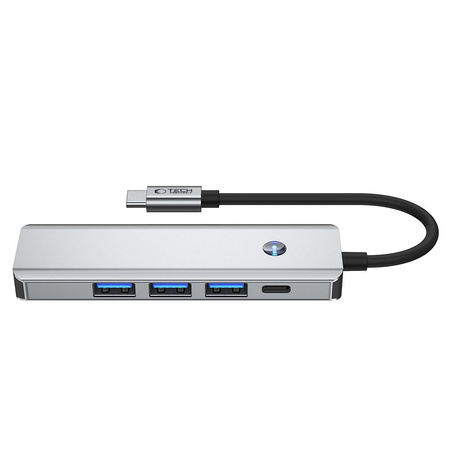 TECH-PROTECT HUB ADAPTER 5IN1 TYPE-C DO MACBOOK PRO AIR HDMI 4K 60HZ PD100W
