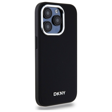 DKNY ETUI HARDCASE PLAIN LOGO DO IPHONE 15 PRO 6.1 DO MAGSAFE POKROWIEC