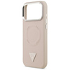 Etui Guess Triangle Logo MagSafe do iPhone 17 Pro Max różowy