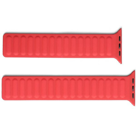 Beline pasek Apple Watch Magnetic38/40/41mm czerwony /red