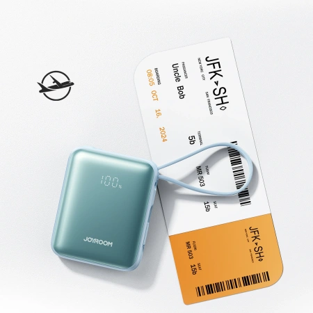 JOYROOM POWERBANK 22,5W 10000MAH Z DWOMA KABLAMI DO TELEFONÓW SZYBKIE