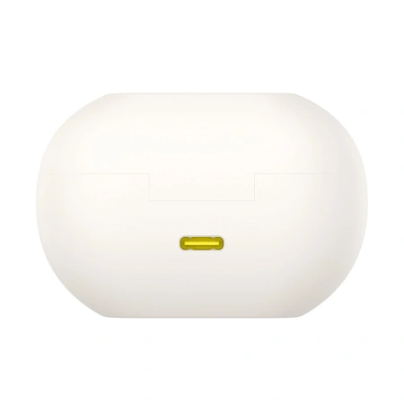 Słuchawki Baseus Bass 15 Clip OWS bezprzewodowe z kablem Baseus Simple USB-C 3A 30cm - białe