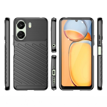 HURTEL PANCERNE ETUI THUNDER CASE DO XIAOMI REDMI 13C Z WZMOCNIONĄ OCHRONĄ