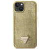 Etui Guess GUHCP14SHDGTPD na iPhone 14 - złote Rhinestone Triangle