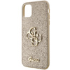GUESS CASE HARD DO IPHONE 11 6,1 XR ZŁOTE GLITTER SCRIPT BIG 4G PREMIUM
