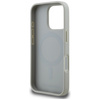 Etui Karl Lagerfeld Grained Pattern & Logo MagSafe do iPhone 16 Pro szary
