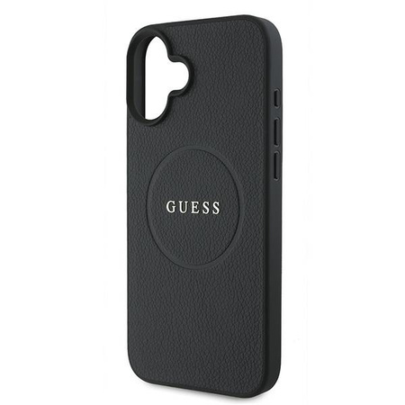 GUESS ETUI HARDCASE GRAINED RING DO MAGSAFE DO IPHONE 16 PLUS 6.7 Z PEŁNĄ