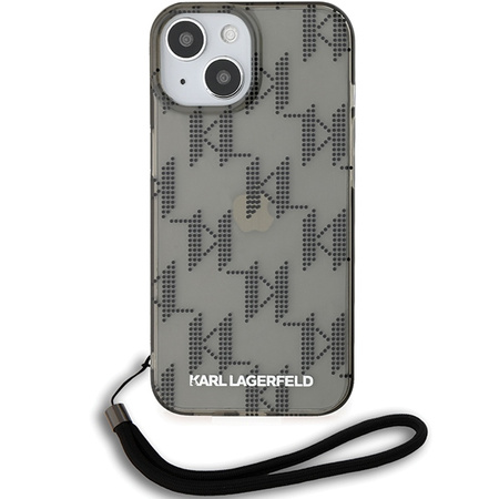 KARL LAGERFELD KLHCP15SHKDPNSK ETUI HARDCASE KL CORD DO IPHONE 13 14 15 6.1