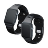 42/44/45/46/49 mm Black (big) - 3mk Silicone Watch Strap for Apple
