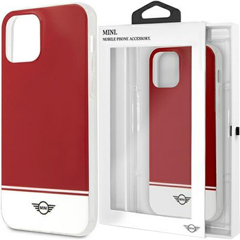Mini MIHCP12LPCUBIRE iPhone 12 Pro Max 6,7" czerwony/red hard case Stripe Collection