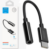Joyroom adapter przejściówka słuchawek 3,5 mm mini jack (żeński) - USB Typ C (męski)  czarny (SH-C1)