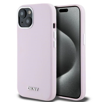 DKNY ETUI HARDCASE LIQUID SILICONE DO IPHONE 15 PLUS 14 PLUS DO MAGSAFE
