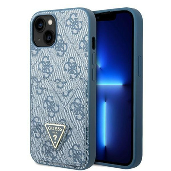 Guess GUHCP13MP4TPB iPhone 13 6,1" niebieski/blue hardcase 4G Triangle Logo Cardslot