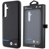 Etui BMW Leather Carbon na Samsung Galaxy S23 FE - czarne